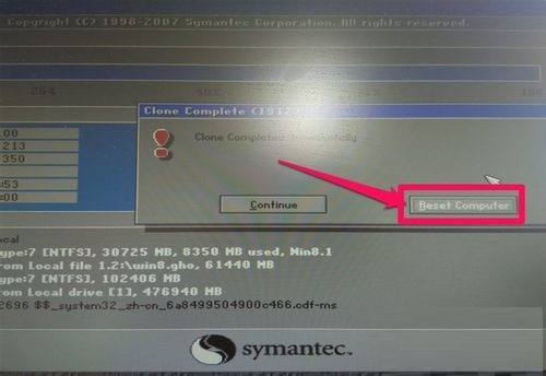 利用一键GHOST快速安装win8系统图文结合教程