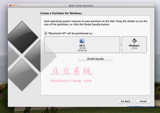 苹果笔记本装win10
