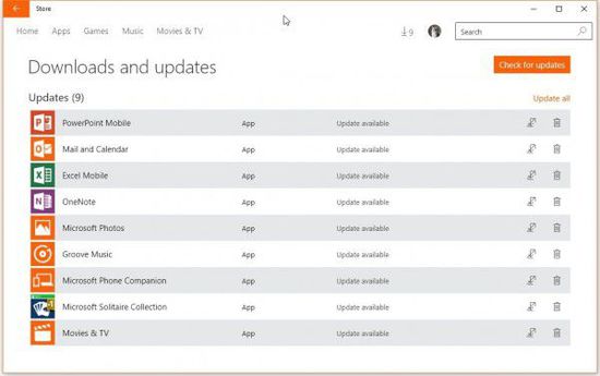 Windows10刚刚更新大量应用程序性能改进和bug修复
