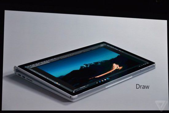 微软发布笔记本全新产品Surface Book图片赏集