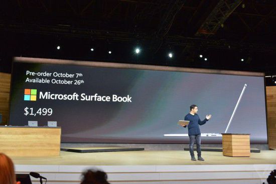 微软发布笔记本全新产品Surface Book图片赏集
